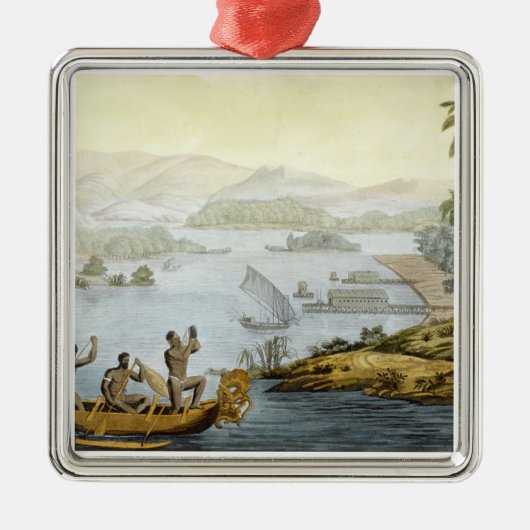 Duryを左舷に取って下さい、「Le Costume Ancienからの75をとモダンめっきして下さ メタルオーナメント (正面)