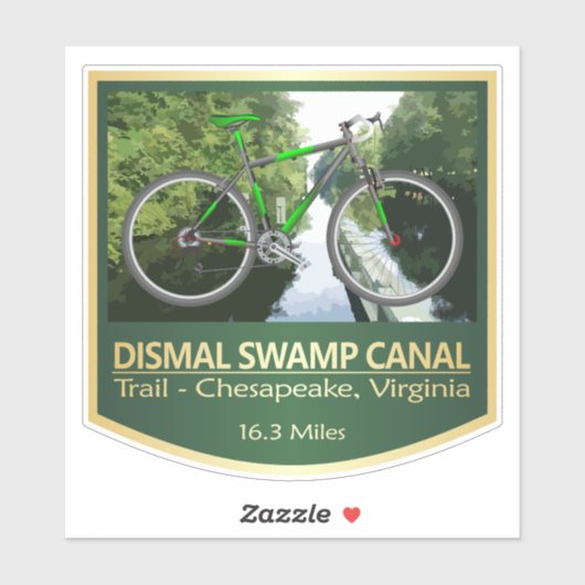 Dury Swamp Canal Trail(bike2) シール (シート)