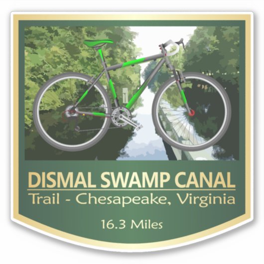 Dury Swamp Canal Trail(bike2) シール (正面)