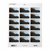 Dusk at Canyon Junction in Zion National Park ラベル (フルシート)