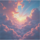 Dusk Breaks Through - Square Vinyl シール (正面)