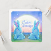 Dusk Bunnies Customizable カード (正面/裏面インサイチュ)