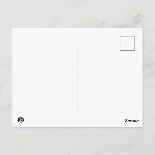 Dusk Bunnies Customizable ポストカード (裏面)