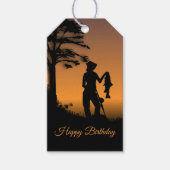 Dusk Personalのフィッシャー女性 ギフトタグ (正面)