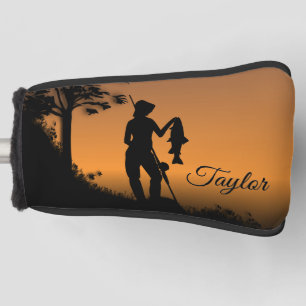 Dusk Personalのフィッシャー女性 ゴルフヘッドカバー