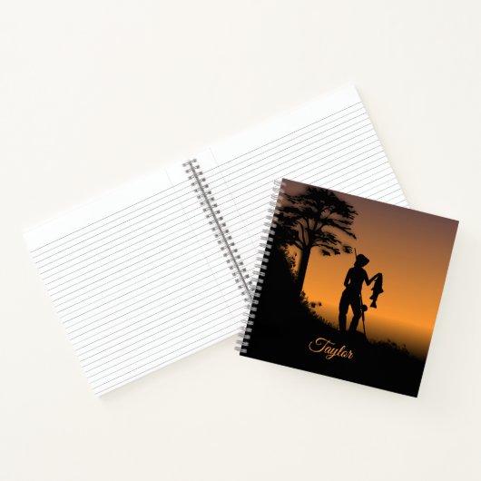 Dusk Personalのフィッシャー女性 ノートブック (内部)