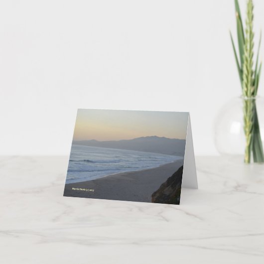 Duskyビーチ カード (正面)