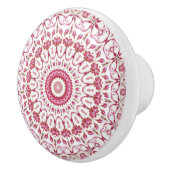 Dusky Pink Floral Mandala セラミックノブ (右)