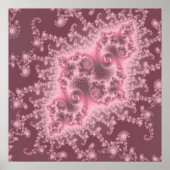 Dusky Pink Jellyfish Poster ポスター (正面)