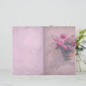 Dusky Pink Shabby Journalページ (スタンド正面)