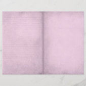 Dusky Pink Shabby Journalページ (裏面)