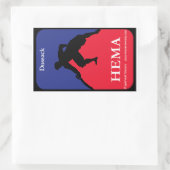 Dussack HEMAのデカール 長方形シール (バッグ)