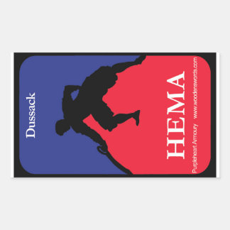 Dussack HEMAのデカール 長方形シール