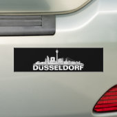 Düsseldorf City Skyline Autoaufkleber / Sticker バンパーステッカー (車上)