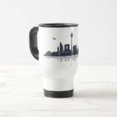 Düsseldorf City Skyline Tasse / Mug / Kaffeepott トラベルマグ (正面左)