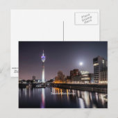 Dusseldorf、Media Harbor(ラベル付き) ポストカード (正面/裏面)
