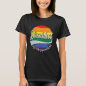 Düsseldorf  Rainbow Colours Against Intolerance Tシャツ (正面)