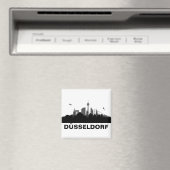 Düsseldorf Skyline Kühlschrank Magnet マグネット (インサイチュ (食洗機))