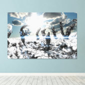 Dust & Design キャンバスプリント (インサイチュ (ウッドフロア))