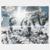 Dust & Design フリースブランケット (正面(横))