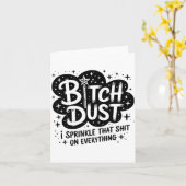 Dust I Sprinkle That On Everything Cloud Shape  カード (黄色い花)