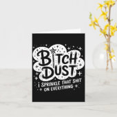 Dust I Sprinkle That On Everything Halloween  カード (黄色い花)