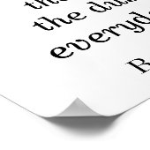 Dust of life – アートプリント引用文 ポスター (角)