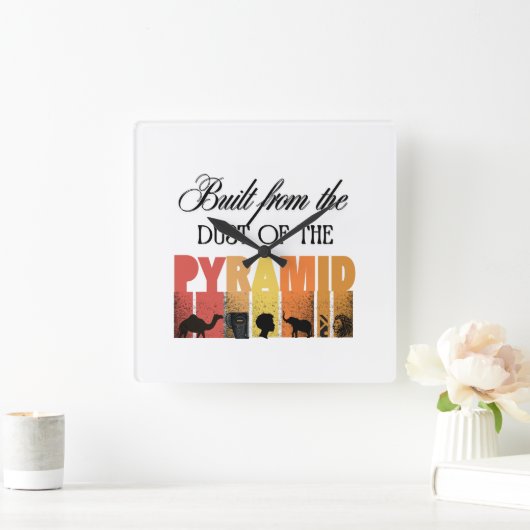 Dust of The Pyramid | Wall Clock スクエア壁時計 (ホーム)