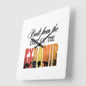 Dust of The Pyramid | Wall Clock スクエア壁時計 (傾斜)