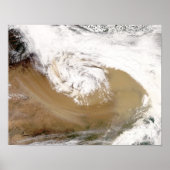 Dust storm in northern China ポスター (正面)