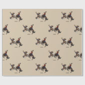 Dustbowlのカウボーイ ラッピングペーパー (フラット)