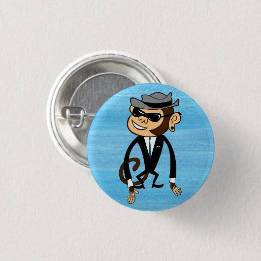 DUSTIN 缶バッジ (正面&裏面)