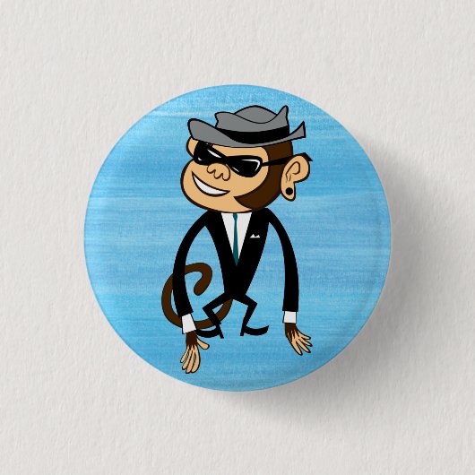 DUSTIN 缶バッジ (正面)