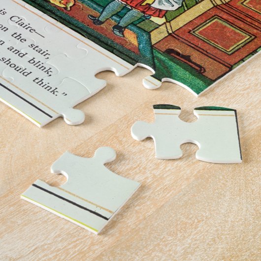 Dustmanは来ています(童謡のイラストレーション) ジグソーパズル (側面)