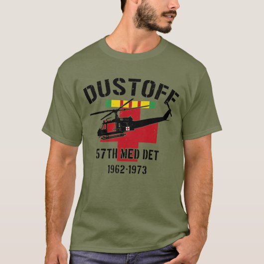 DUSTOFF / 57th Medical Company (Air Ambulance) Tシャツ (正面)