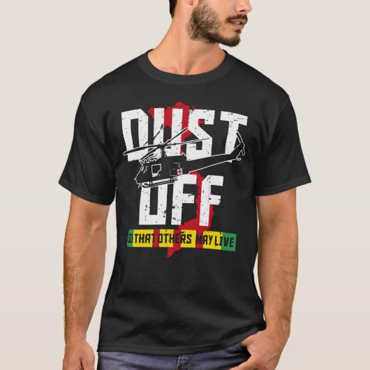 DUSTOFF Vietnam: Airborne Lifesavers Tシャツ (正面)