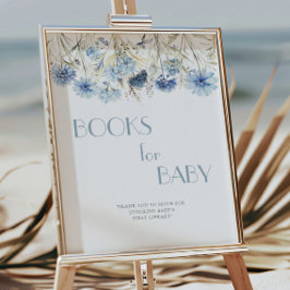 DUSTYブルーアジサイ赤ちゃんシャワーベビー ポスター