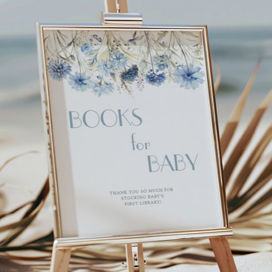 DUSTYブルーアジサイ赤ちゃんシャワーベビー ポスター