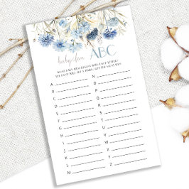 DUSTYブルーハイレンジベビーシャワーベビーアイテムABCゲーム