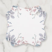 Dusty BlueとMauveのフローラありがとう フェイバータグ (裏面)