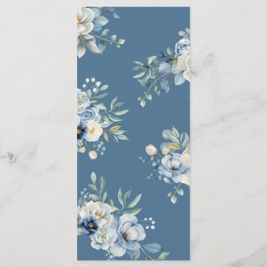 Dusty Blueのメ結婚ニューフローラのディナ結婚ーメニュー メニュー (裏面)