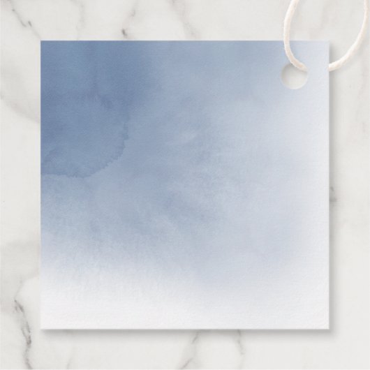  dusty blue agate cross First Communion フェイバータグ (裏面)