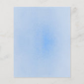 Dusty Blue and Red Floral Elegant Wedding Menu チラシ (裏面)