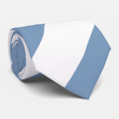 Dusty Blue and White Stripes  ネクタイ (ロール)