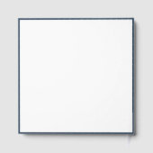 Dusty Blue Beige Botanical Modern Elegant Wedding ゲストブック (裏面)