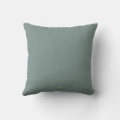 Dusty Blue & Blush Watercolor Accent Pillow Cover  クッション (裏面)