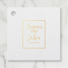 Dusty Blue Boho Floral Favor Tags フェイバータグ