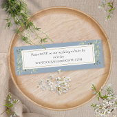 Dusty Blue Botanical GreeneryのWebサイ結婚トRSVP