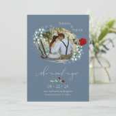 Dusty Blue Burgundy彼女はYes写真と言った セーブザデート (スタンド正面)