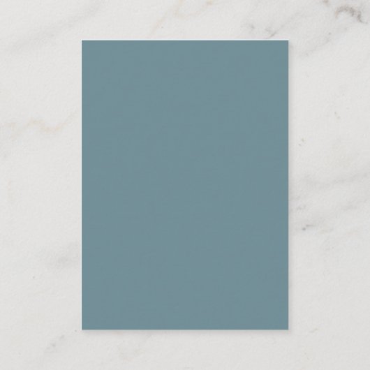 Dusty Blue Coastal RSVP Card with QR Code エンクロージャーカード (裏面)